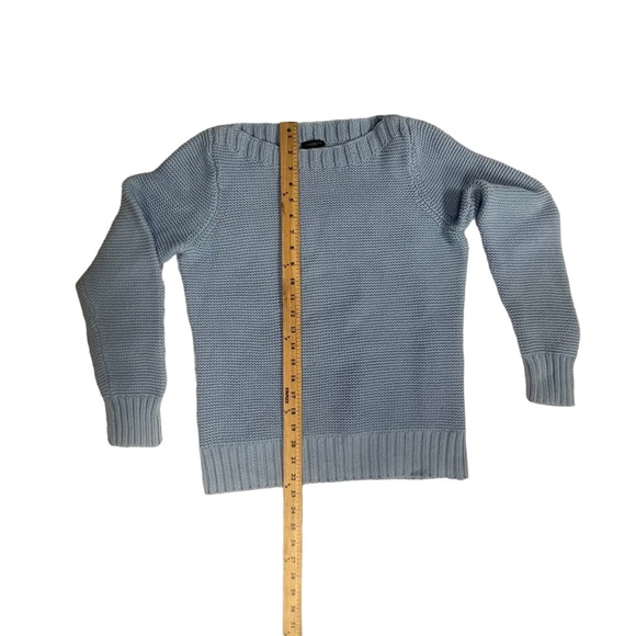Talbots baby Blue/Powder Blue Knit Sweater. Sz M - Picture 10 of 13